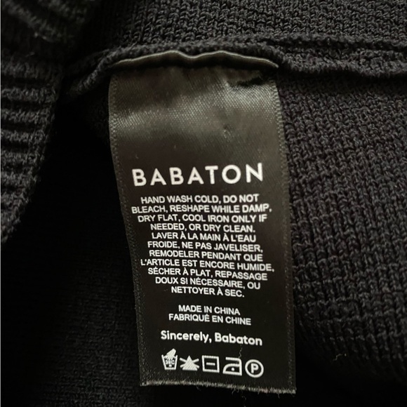 ARITZIA BABATON Black Sculpt Knit One-Shoulder Cropped Tank Top Size L - Picture 12 of 13